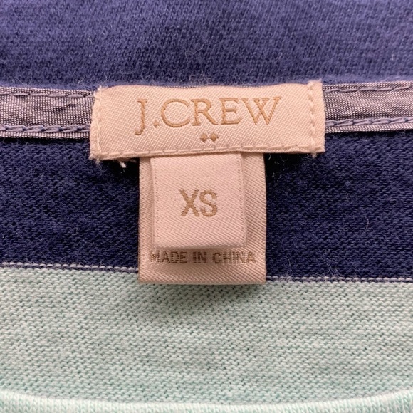 J. Crew Factory Striped Tunic Tee Shirt Dress - Picture 9 of 10